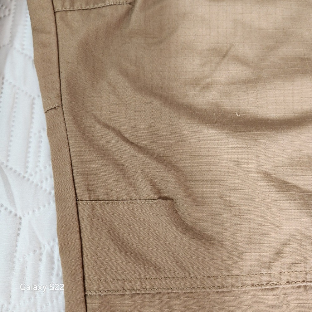 CQR Tactical Pants Mens 40x30 Brown Excellent Ripstop Cargo Work Trouser Stealth - Picture 14 of 16